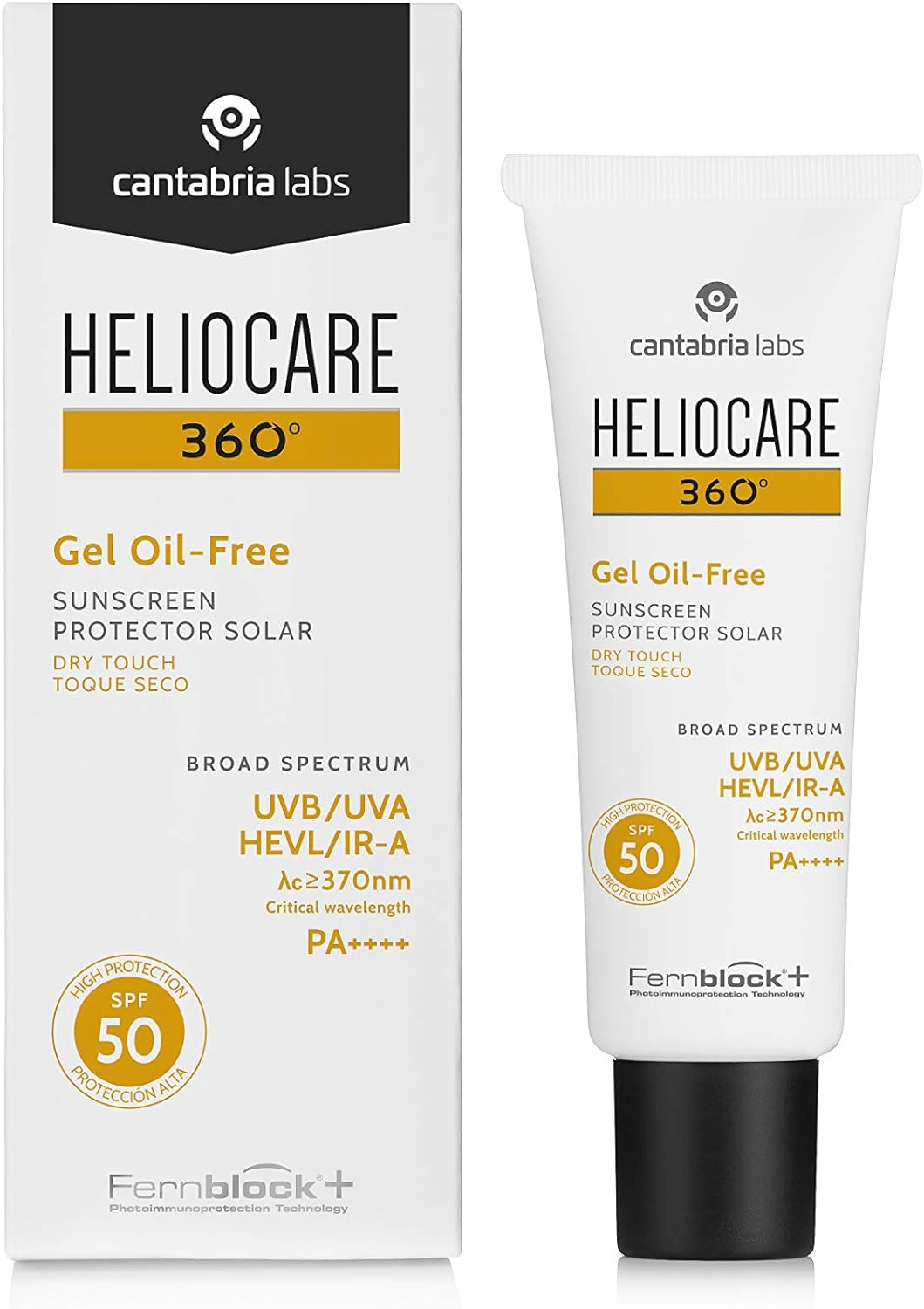 Heliocare, 360º Gel Oil-Free, SPF 50+, crema solar facial, fotoprotector avanzado, ligero, pieles grasas, tendencia acneica, acabado mate, tacto seco, Fernblock®, filtros solares, activos reparadores, fotoenvejecimiento, seborreguladores, matificantes, control de sebo, brillo, piel uniforme, saludable, verano, protección solar completa, innovadora, UVB, UVA, Visible, Infrarrojo, textura ultraligera, rápida absorción, no comedogénico, testado dermatológicamente