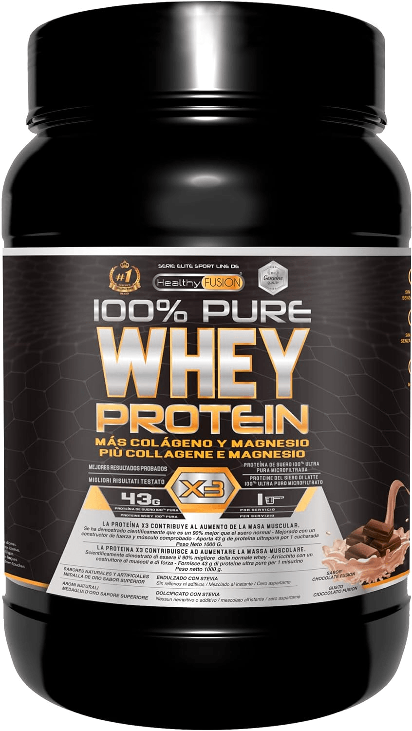 Healthy Fusion Whey Protein: Tu Fórmula Secreta para un Cuerpo 10